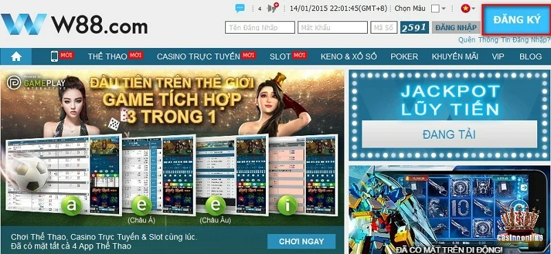 Nắm bắt thông tin cực cơ bản về W88